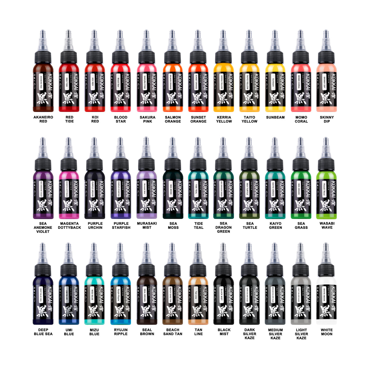 新品TOKYO INK COLOR FINDER 49 and Market Dye Ink Re-Inker Bundle