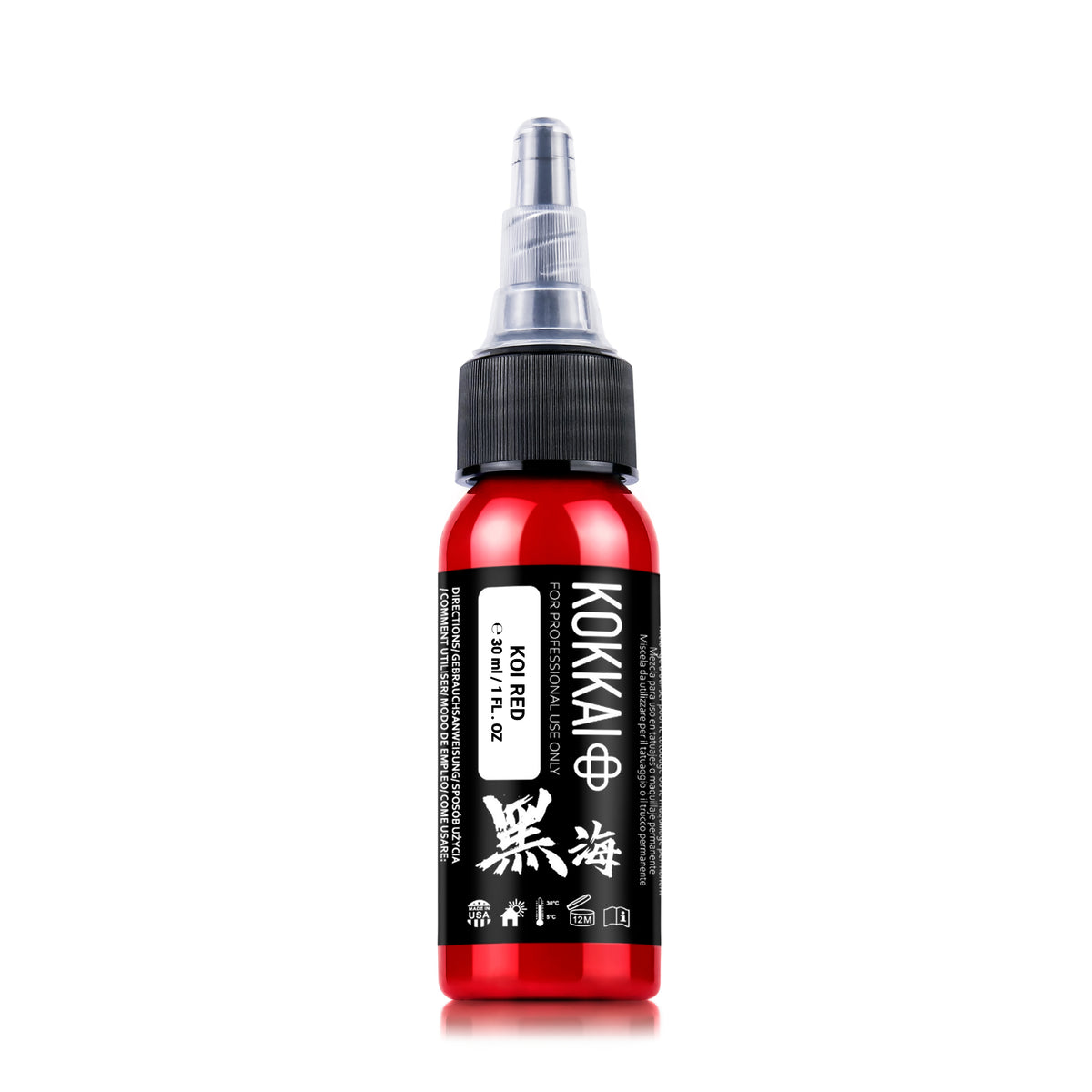 Koi Red Tattoo Ink | REACH Compliant Bold Red for Artists – KOKKAI SUMI INK