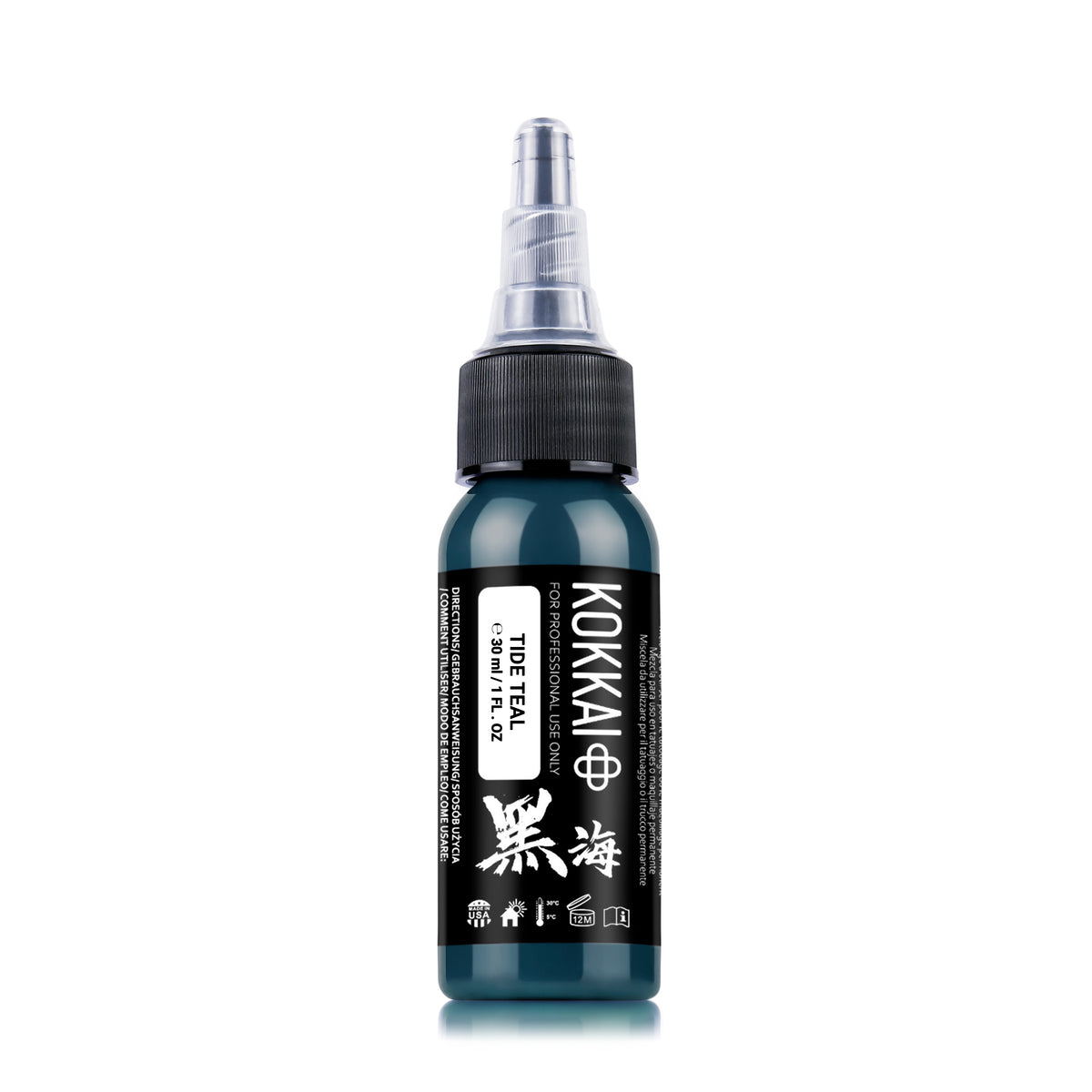 Tide Teal Tattoo Ink | REACH Compliant Bold Teal for Artists – KOKKAI ...